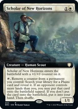 2022 Magic The Gathering The Brothers' War - Commander Decks #53 Scholar of New Horizons Front