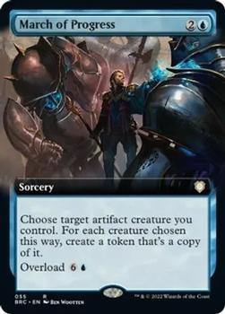 2022 Magic The Gathering The Brothers' War - Commander Decks #55 March of Progress Front