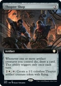 2022 Magic The Gathering The Brothers' War - Commander Decks #66 Thopter Shop Front