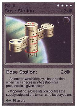 1994 Galactic Empires Beta #B4 Base Station Front