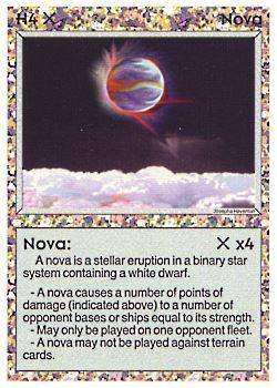 1994 Galactic Empires Beta #H4 Nova (Left) Front