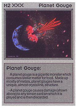 1994 Galactic Empires Beta #M2 Planet Gouge Front