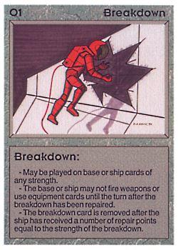 1994 Galactic Empires Beta #O1 Breakdown Front