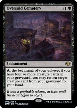 2023 Magic: The Gathering Dominaria Remastered #096/261 Oversold Cemetery Front