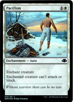 2023 Magic: The Gathering Dominaria Remastered - Dominaria Remastered - Foil #019/261 Pacifism Front