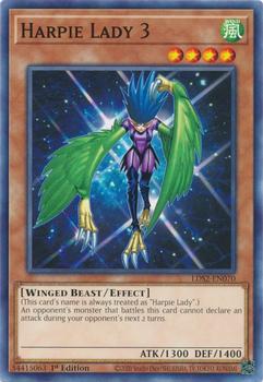 2021 Yu-Gi-Oh! Legendary Duelists: Season 2 - English 1st/Limited Edition #LDS2-EN070 Harpie Lady 3 Front