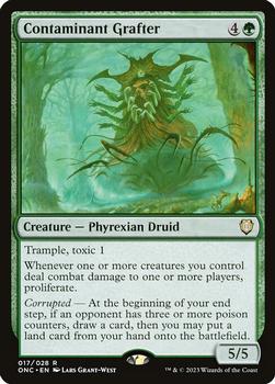 2023 Magic: The Gathering Phyrexia: All Will Be One - Commander Decks #17 Contaminant Grafter Front