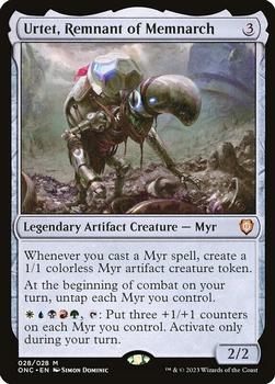 2023 Magic: The Gathering Phyrexia: All Will Be One - Commander Decks #28 Urtet, Remnant of Memnarch Front