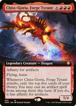 2023 Magic: The Gathering Phyrexia: All Will Be One - Commander Decks #35 Chiss-Goria, Forge Tyrant Front