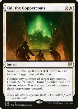 2023 Magic: The Gathering Phyrexia: All Will Be One - Commander Decks #60 Call the Coppercoats Front