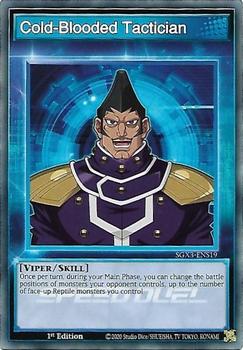 2023 Yu-Gi-Oh!  Speed Duel GX: Duelists Of Shadows English 1st Edition #SGX3-ENS19 Cold-Blooded Tactician Front