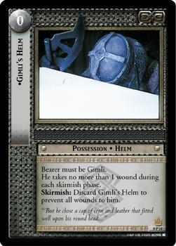 2002 Decipher Lord of the Rings Promos #0P34 Gimli's Helm Front
