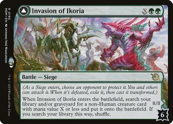 2023 Magic: The Gathering March of the Machine #0190 Invasion of Ikoria // Zilorha, Apex of Ikoria Front