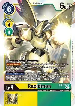 2022 Digimon New Awakening #BT8-039 Rapidmon Front