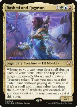 2023 Magic: The Gathering March of the Machine - Commander Decks #0008 Rashmi and Ragavan Front