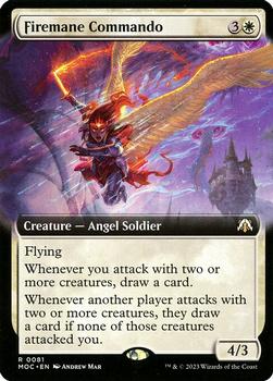 2023 Magic: The Gathering March of the Machine - Commander Decks #0081 Firemane Commando Front