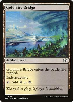 2023 Magic: The Gathering March of the Machine - Commander Decks #0407 Goldmire Bridge Front