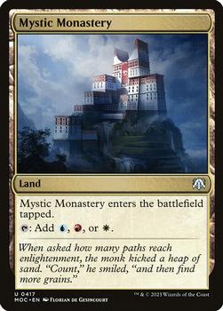2023 Magic: The Gathering March of the Machine - Commander Decks #0417 Mystic Monastery Front