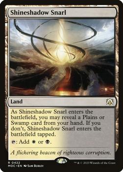 2023 Magic: The Gathering March of the Machine - Commander Decks #0422 Shineshadow Snarl Front