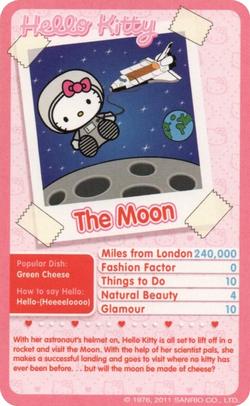 2011 Top Trumps Specials Hello Kitty Around The World #NNO The Moon Front