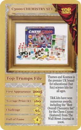 2015 Top Trumps Toytopia #NNO C3000 Chemistry Set Front