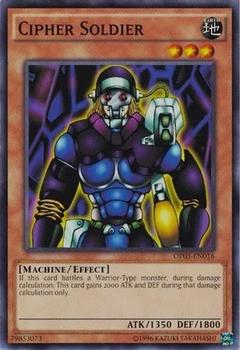 2016 Yu-Gi-Oh! OTS Tournament Pack 3 English #OP03-EN016 Cipher Soldier Front