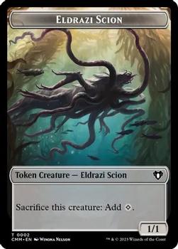 2023 Magic: The Gathering Commander Masters - Double Sided Tokens #0002/0034 Eldrazi Scion / Phyrexian Beast Front