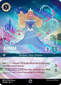 2023 Disney Lorcana TCG: The First Chapter #213/204 Aurora - Dreaming Guardian (Alternate Art) Front