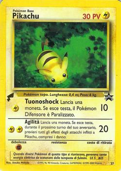 2000 Pikachu World Collection #27 Pikachu Front