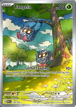 2023 Pokémon Scarlet & Violet 151 #178/165 Tangela Front