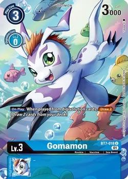 2022 Digimon Next Adventure #BT7-018 Gomamon Front