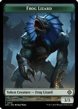 2023 Magic: The Gathering The Lost Caverns of Ixalan - Commander Decks Double Sided Tokens #0003/0013 Merfolk / Frog Lizard Back