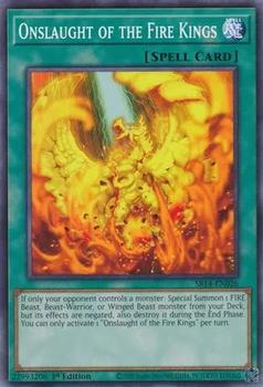 2023 Yu-Gi-Oh! Structure Deck: Fire Kings English 1st Edition #SR14-EN026 Onslaught of the Fire Kings Front