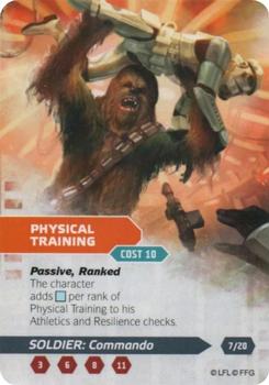 2014 Fantasy Flight Games Star Wars Age of Rebellion Specialization Deck Soldier Commando #7/20 Physical Training Front