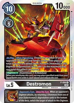 2024 Digimon Theme Booster Animal Colosseum - 3rd Anniversary Update Foil Promos #P-094 Destromon Front