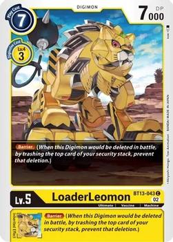 2023 Digimon Versus Royal Knights #BT13-043 LoaderLiomon Front