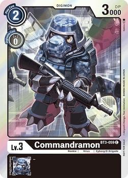 2021 Digimon Event Pack 1 #BT3-059 Commandramon Front