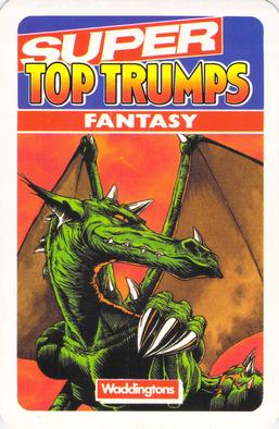 1982-92 Waddingtons Super Top Trumps Fantasy #NNO Title Card Front