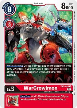 2022 Digimon Tamer Party Vol. 6 #EX2-010 Wargrowlmon Front