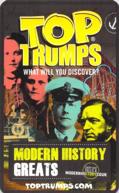 2011 Top Trumps Modern History Greats #NNO Sir Richard Arkwright Back