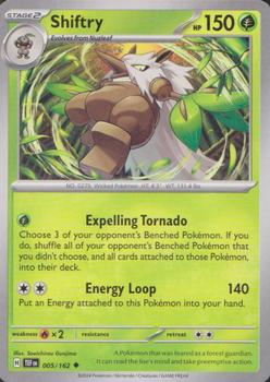 2024 Pokemon Scarlet & Violet Temporal Forces #005/162 Shiftry Front