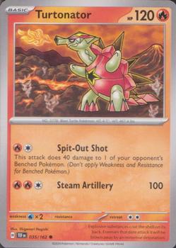 2024 Pokemon Scarlet & Violet Temporal Forces #035/162 Turtonator Front