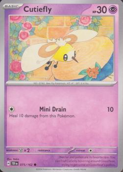 2024 Pokemon Scarlet & Violet Temporal Forces #075/162 Cutiefly Front