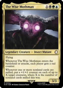 2024 Magic The Gathering Universes Beyond: Fallout #0004 The Wise Mothman Front