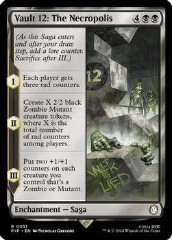 2024 Magic The Gathering Universes Beyond: Fallout #0051 Vault 12: The Necropolis Front