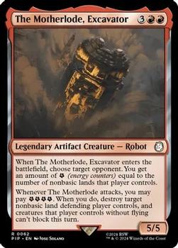 2024 Magic The Gathering Universes Beyond: Fallout #0062 The Motherlode, Excavator Front