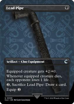 2024 Magic: The Gathering Ravnica: Clue Edition #0009 Lead Pipe Front