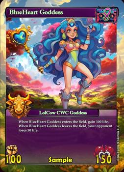 2023 LolCow TCG Volume 0 #NNO BlueHeart Goddess Front
