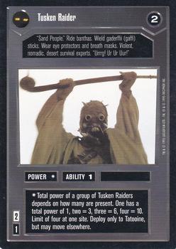 1995 Decipher Star Wars CCG Premiere Limited #NNO Tusken Raider Front