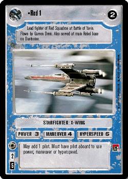 1995 Decipher Star Wars CCG Premiere Limited #NNO Red 1 Front
